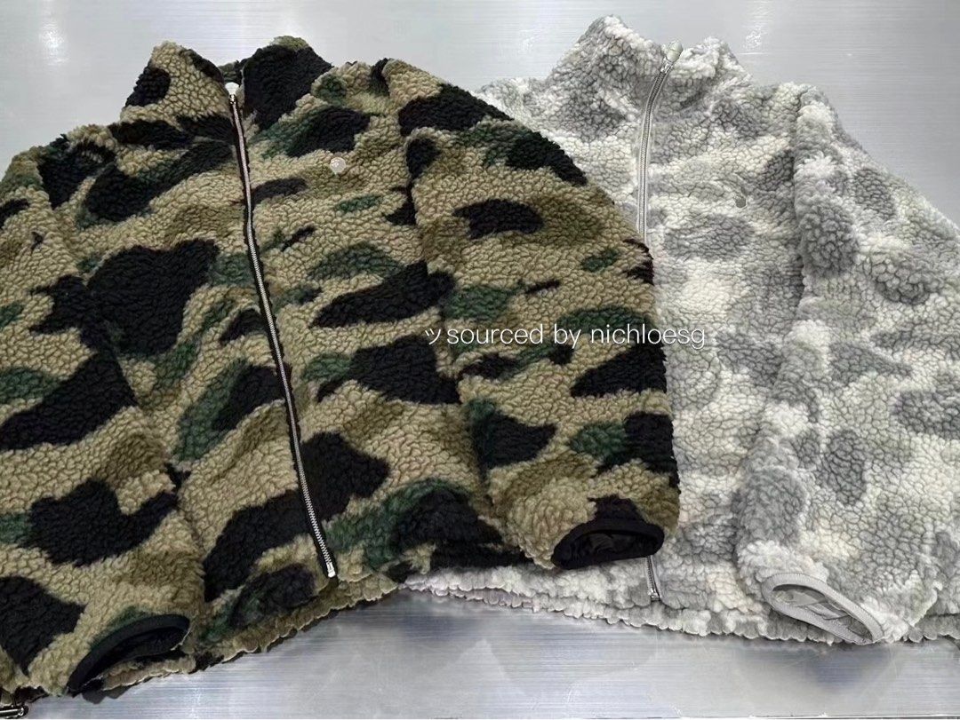 Bape fleece jacket hotsell