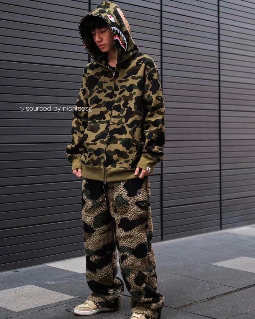 Bape hoodie and pants top