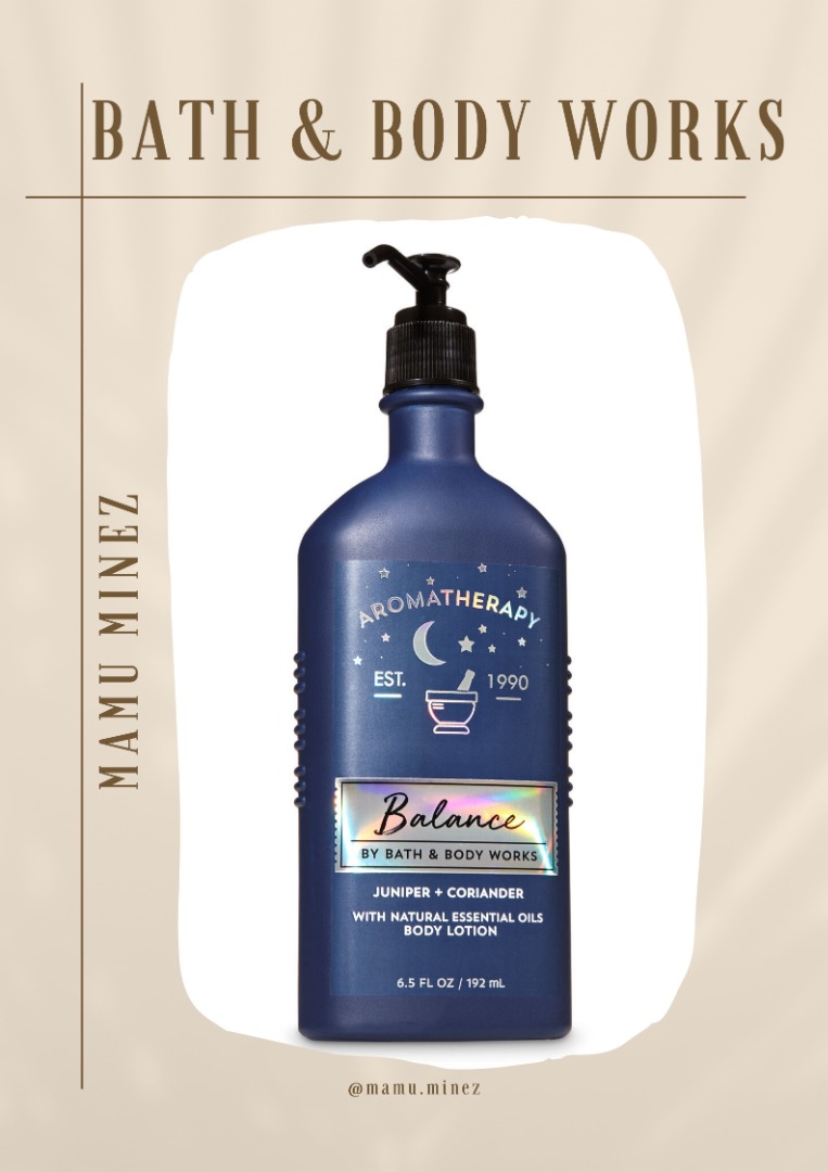 Bath & Body Works Body Lotion Aromatherapy in Balance ( Juniper