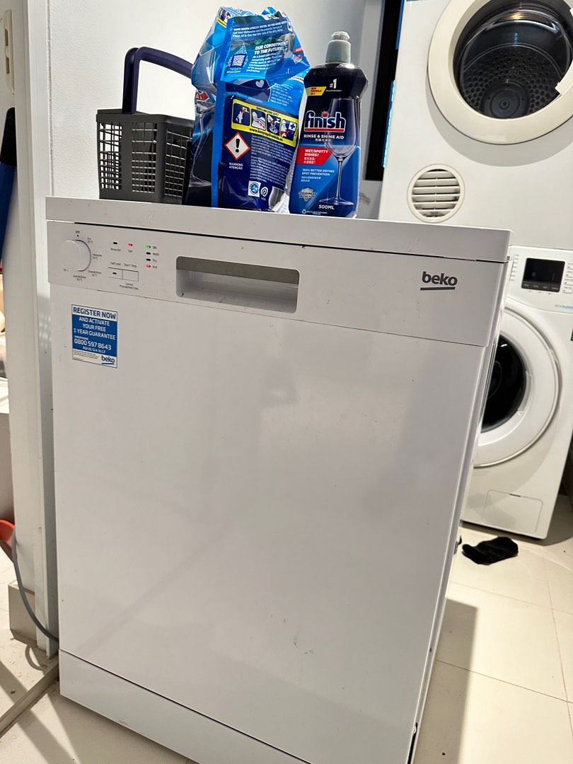 Beko Dishwasher Under Warranty, Comes with tablets, TV & Home