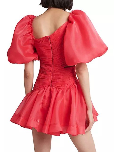 strapless open back dress RENT Aje Evangeline Cornelli Midi Dress (RRP 501)