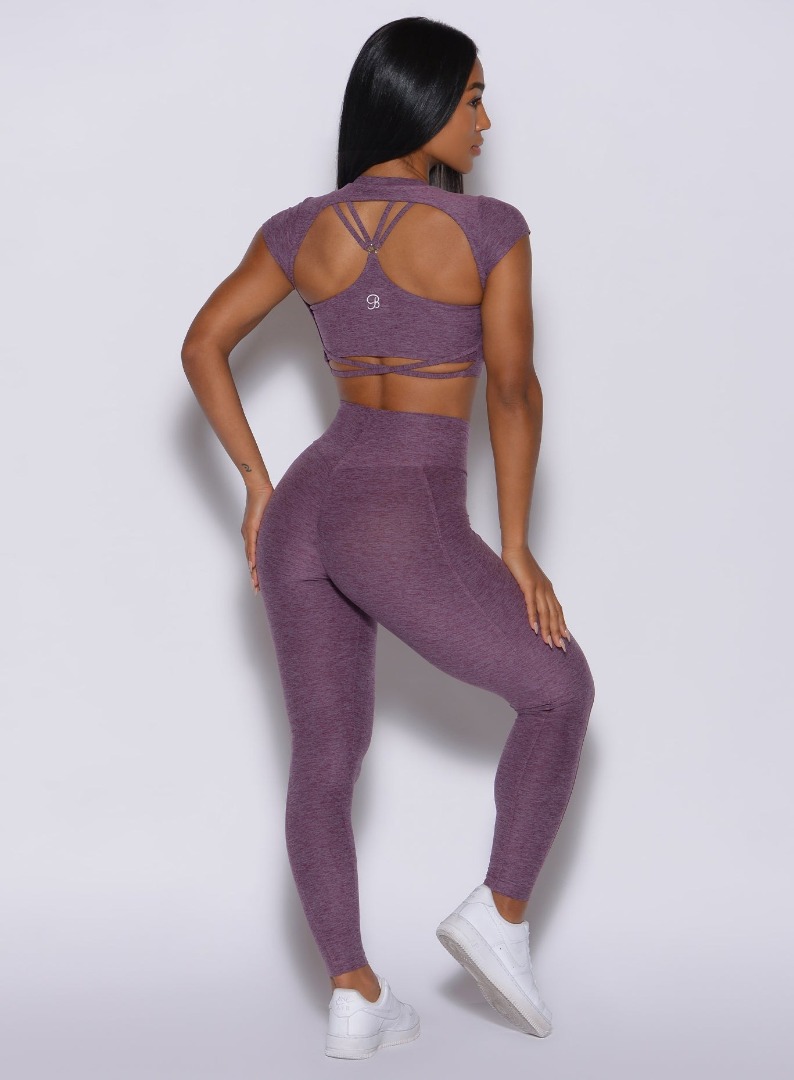 Bombshell Sportswear Purple Sports Bras for Women