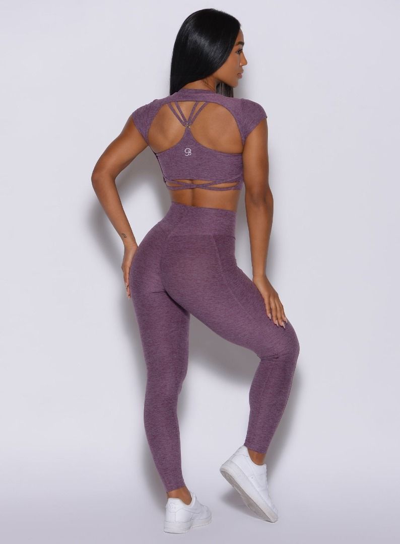 Bombshell Sportswear Cloud Leggings in Regal Purple, 女裝, 運動服裝- Carousell