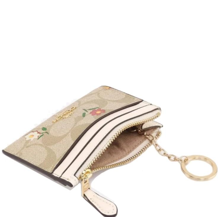 Boxed xl mini skinny id case and picture sales bag charm set in signature canvas