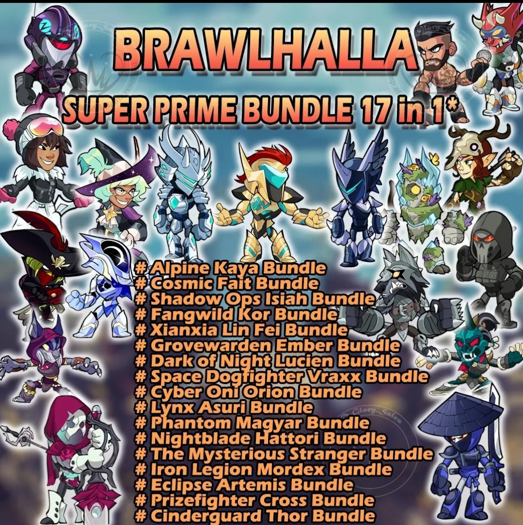 Brawlhalla Phantom Bundle Magyar Prime Gaming, Video Gaming, Gaming  Accessories, In-Game Products on Carousell