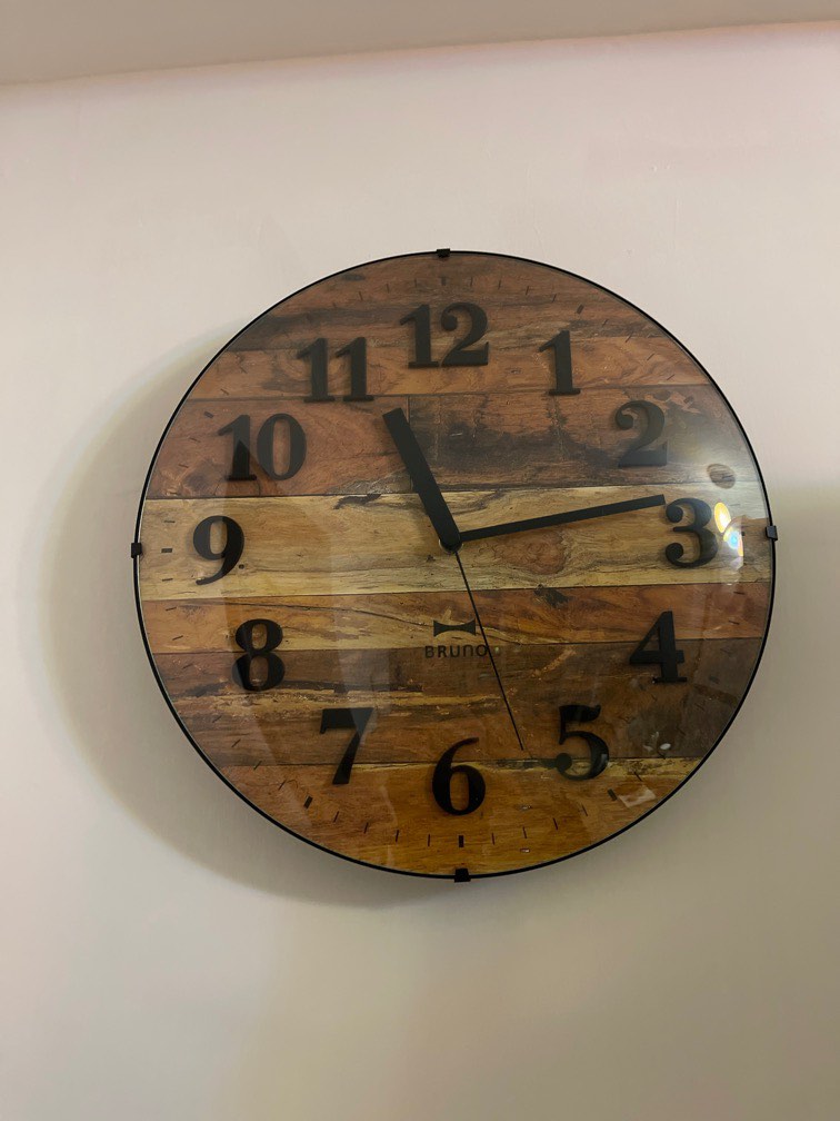 Bruno clock, 傢俬＆家居, 家居裝飾, 時鐘 Carousell