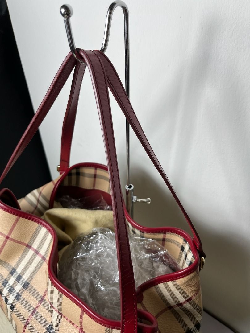 burberry tote pink