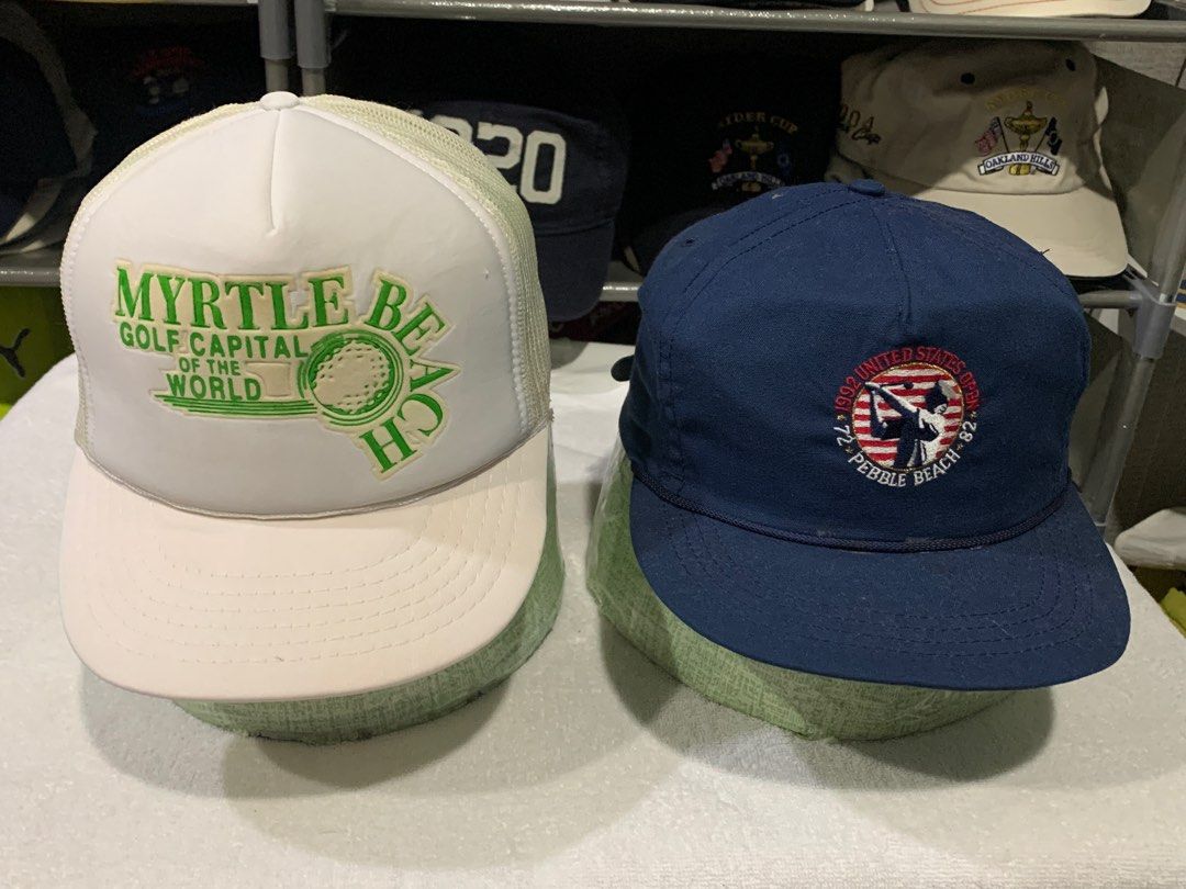 Vintage deals golf hats