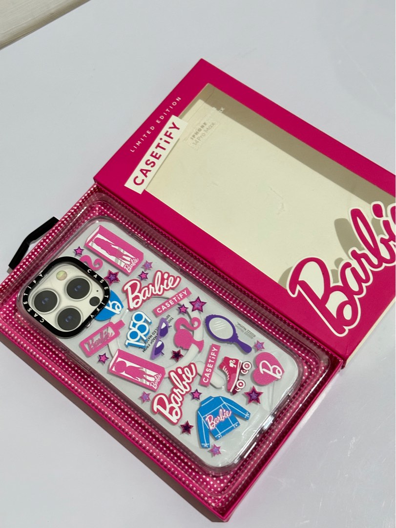 Casetify x Barbie Magsafe Iphone 14 Pro Max, Telepon Seluler & Tablet