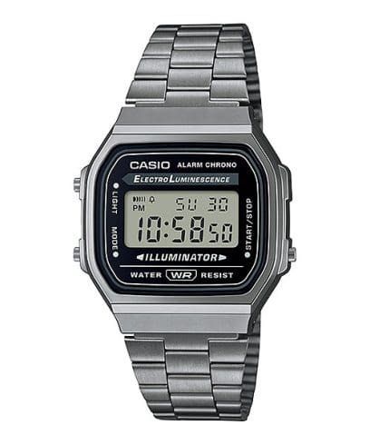 Casio a168 black best sale
