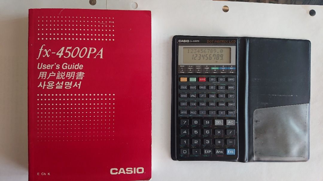 Casio fx 4500 sales