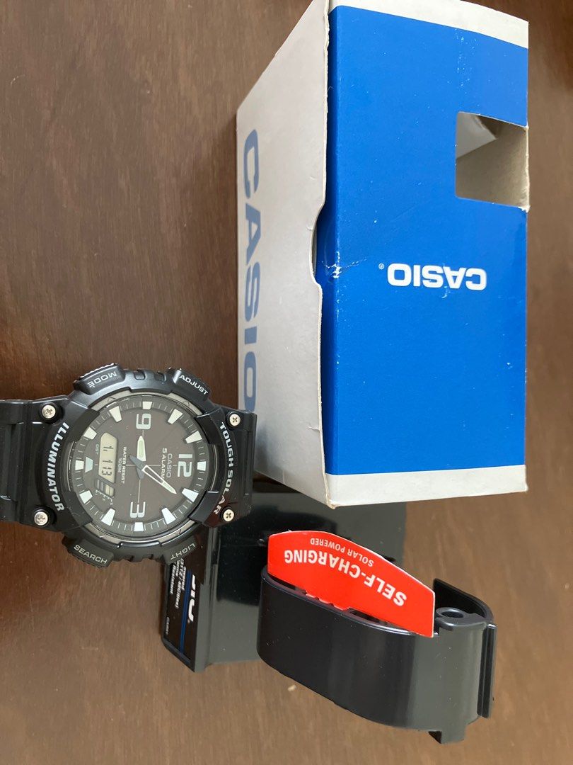 Casio illuminator solar watch on sale