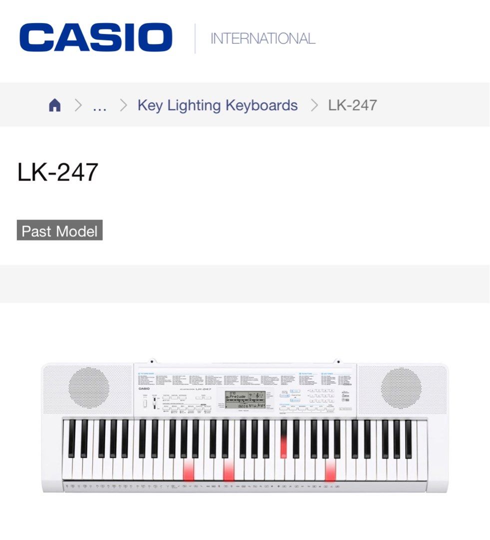 Casio lk deals 247 review