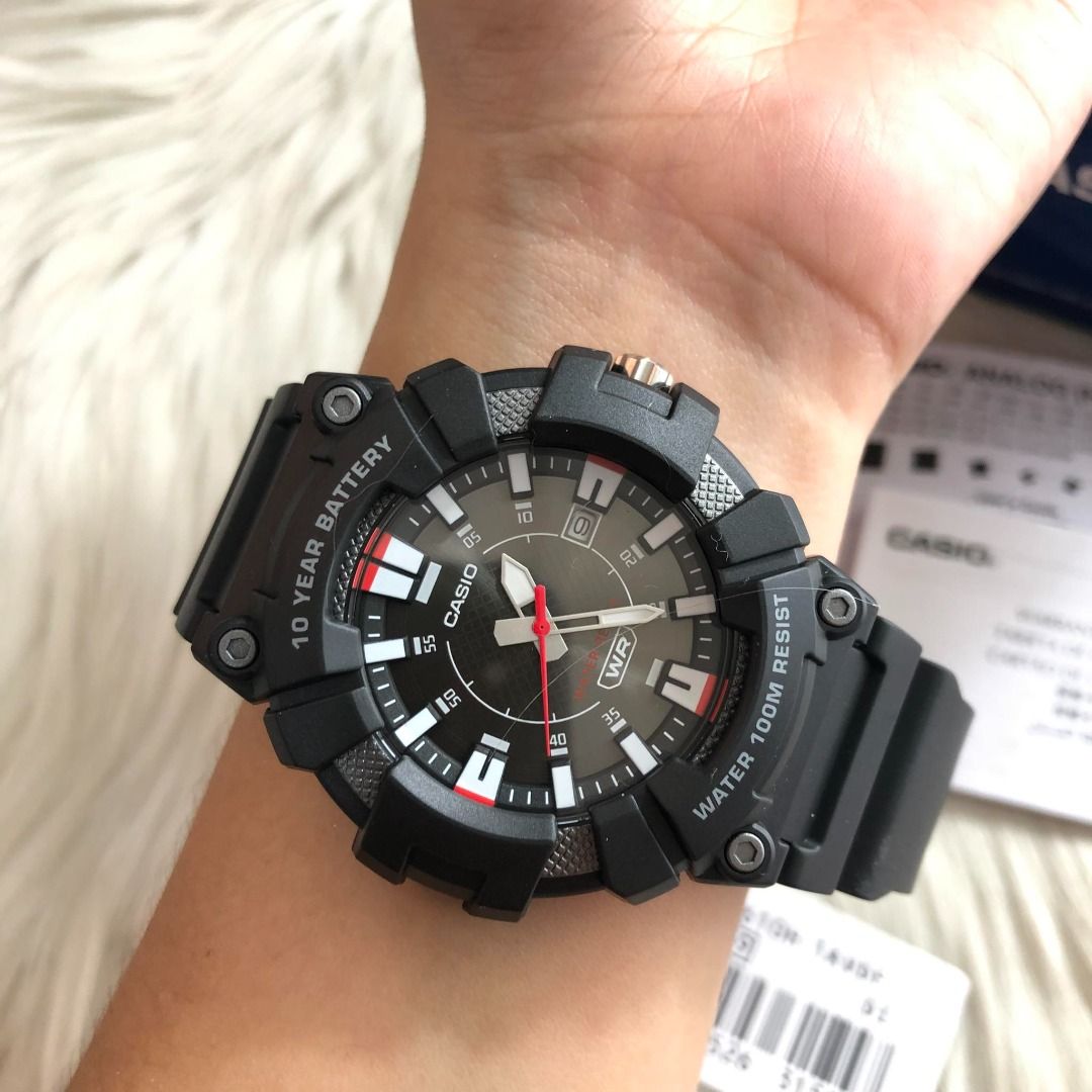 Casio Orologio Sportivo MW-610H-1AVCF - Resistente, 100 Metri Impermeabile, Batteria 10 Anni, Design Accattivante Con Datario - 4