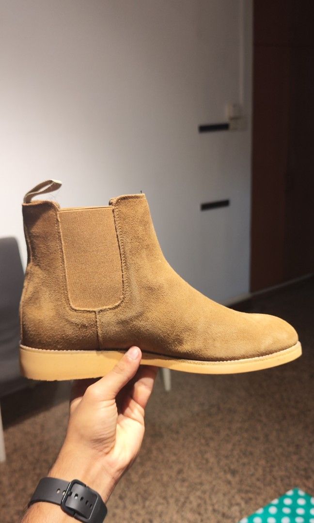 Chelsea boots Suede Women s Fashion Footwear Boots on Carousell