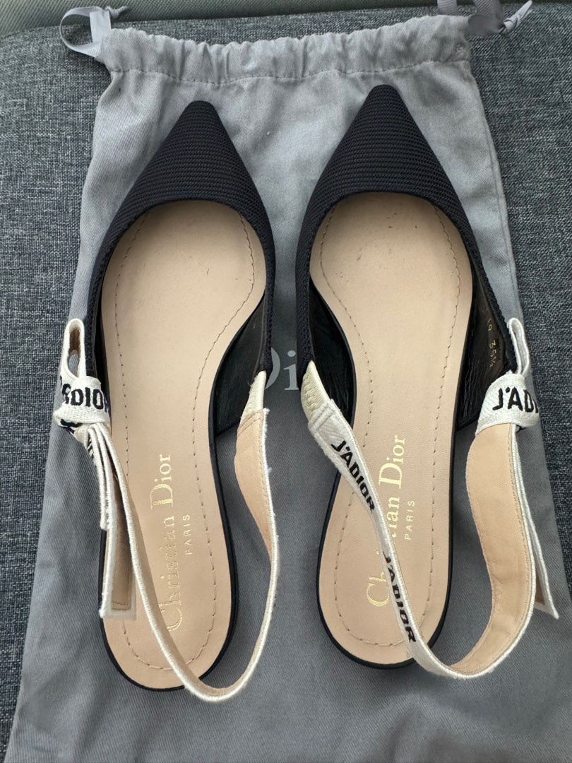 Christian dior slingback flats top