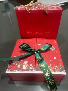 Christmas empty box