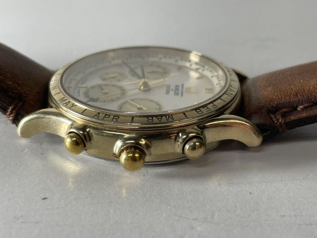 Citizen Avalon 6720 World Time Perpetual Calendar Watch, Men's Fashion