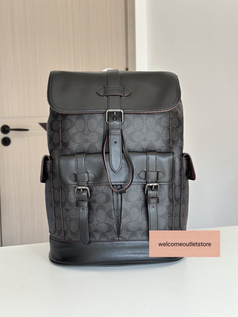 Coach Hudson Backpack in Signature Canvas F50044