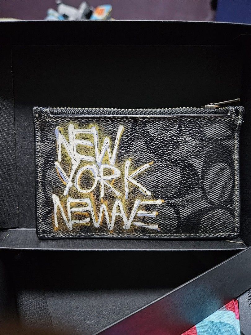 COACH X Jean Michel Basquiat Zip Card Case / Cardholder / Wallet