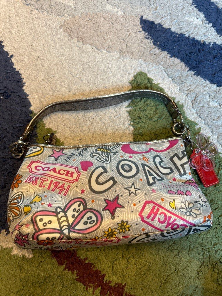 Coach “carly” multicolor butterfly purse. Check the... - Depop