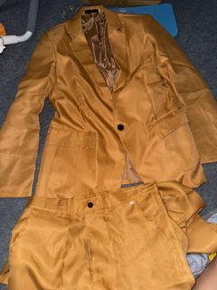Coat & Pants set Khaki color