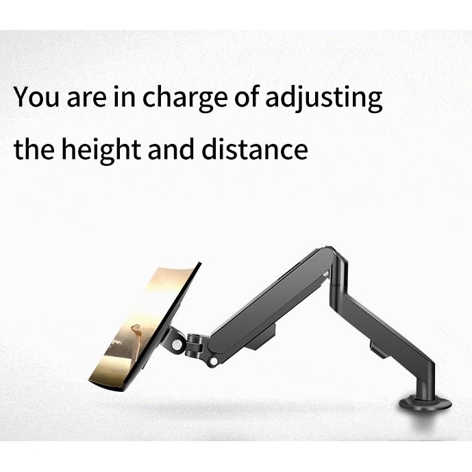 Computer monitor bracket 17-30 inch long arm desktop computer screen ...
