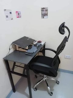 Computer Table & Office Chair with Headrest