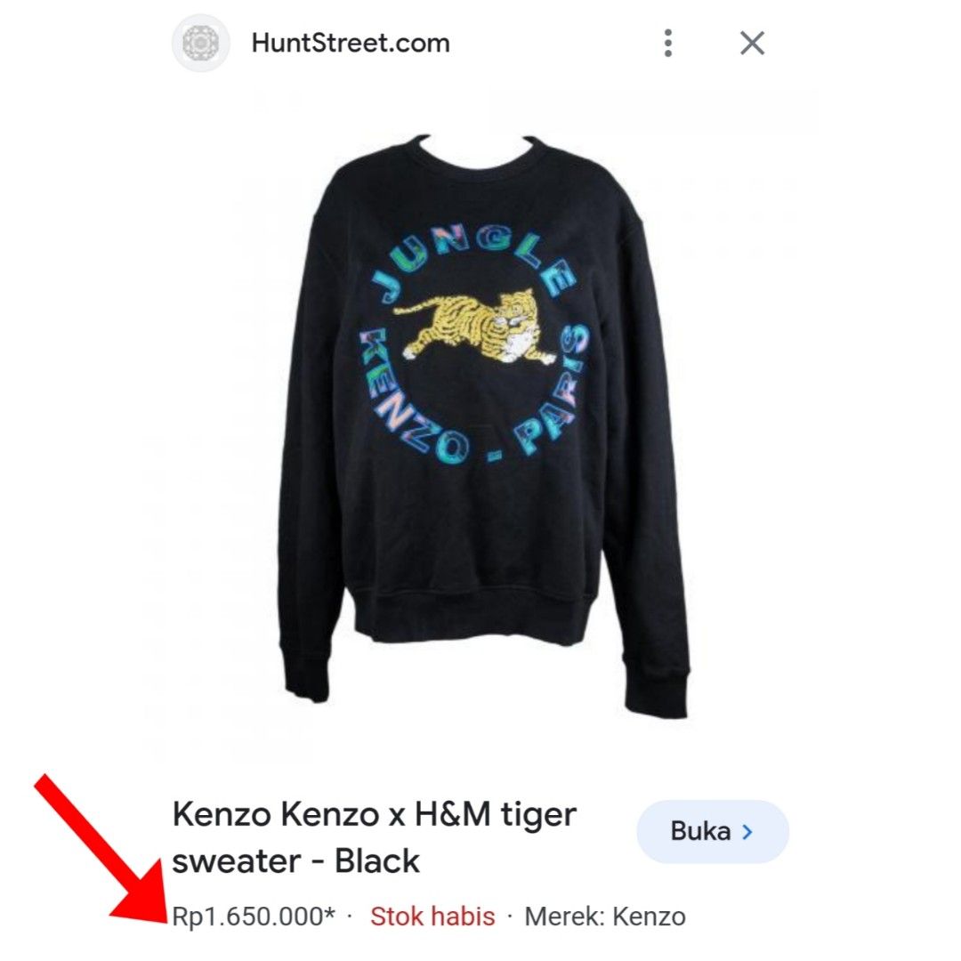 Crewneck sweater kenzo x h m