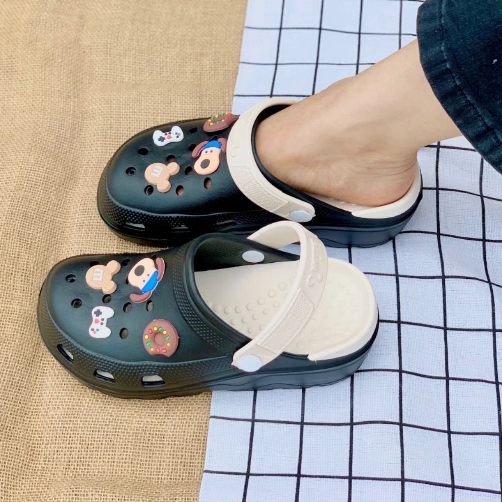 Crocs Platform Slippers With Rear Strap And High Sole 5cm In unisex