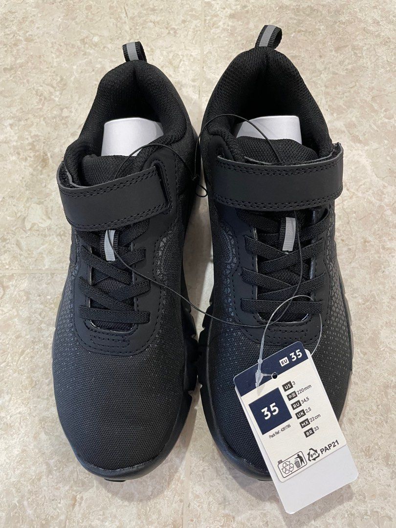 Decathlon black school shoes discount