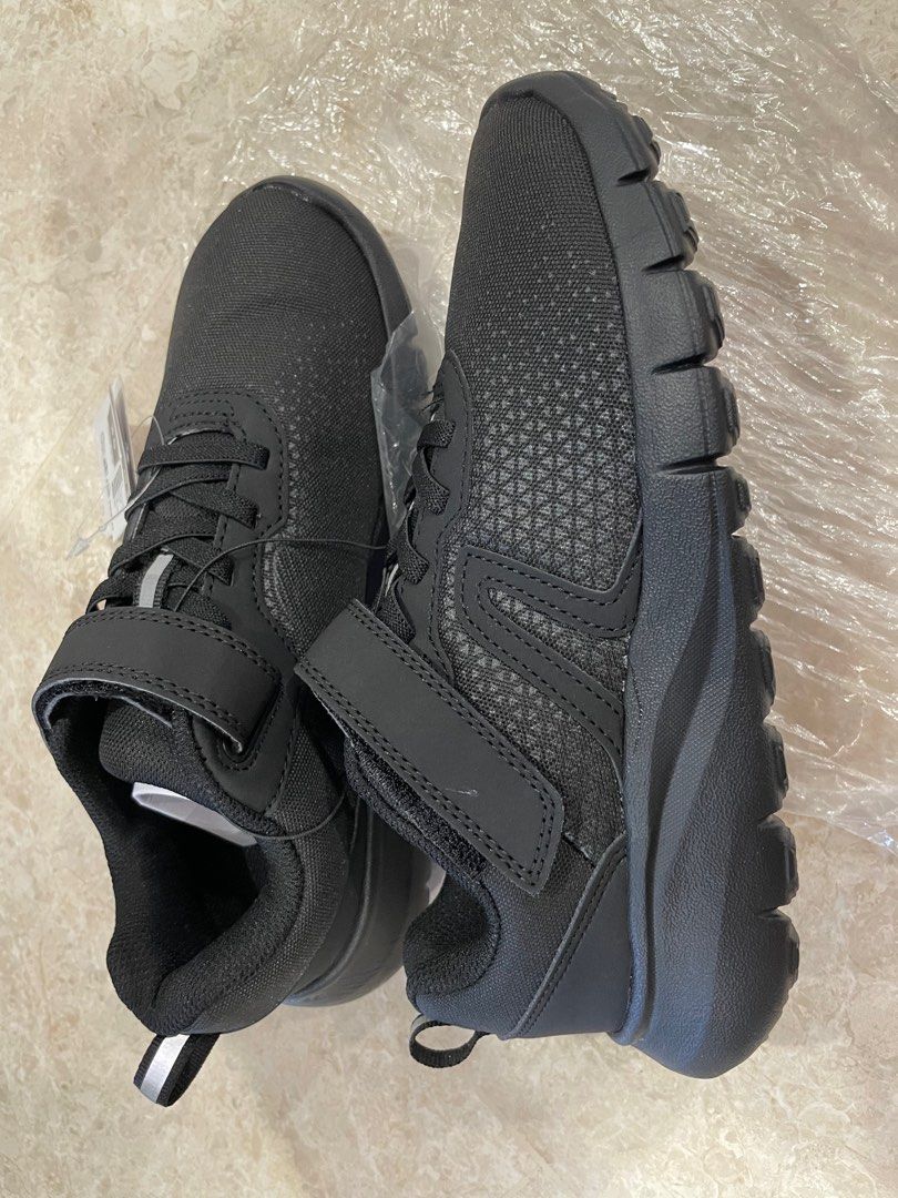 Decathlon black school shoes sale