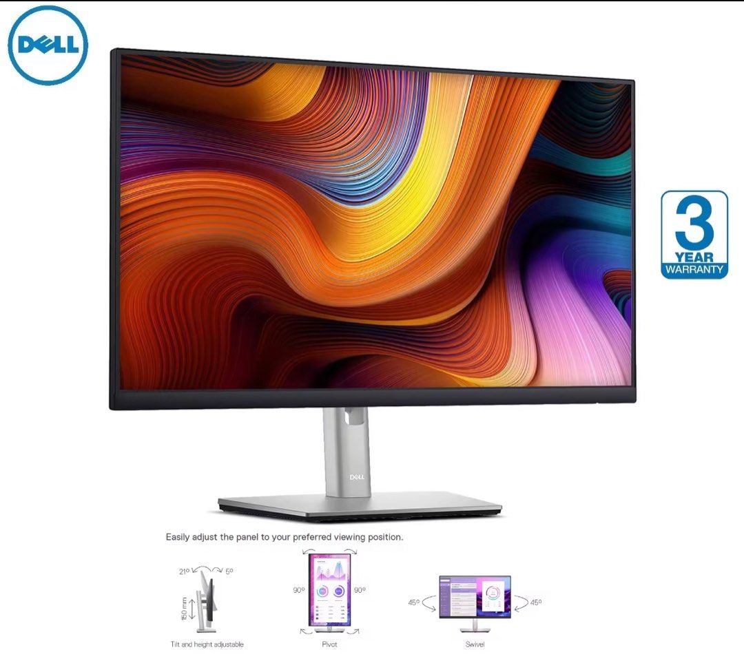 Dell P2422H 24inch IPS 1080P Monitor, Computers & Tech, Parts ...