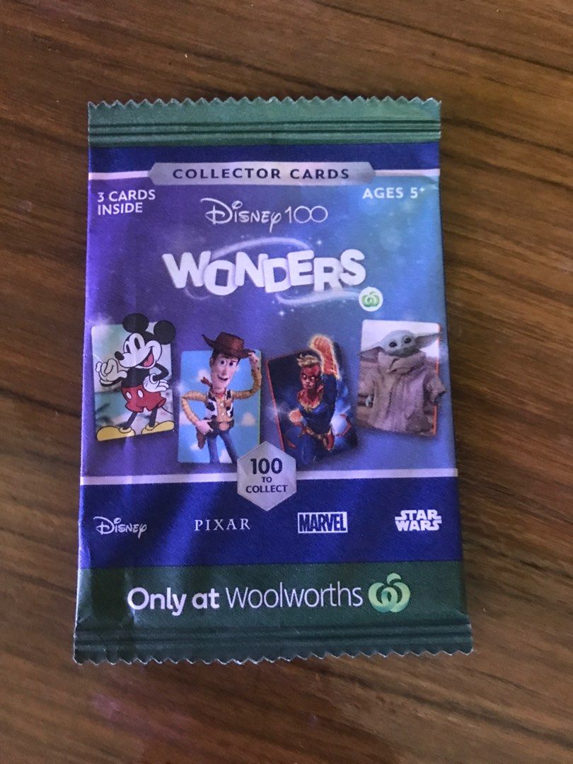 Disney 100 Wonders collectible cards Hobbies Toys Memorabilia