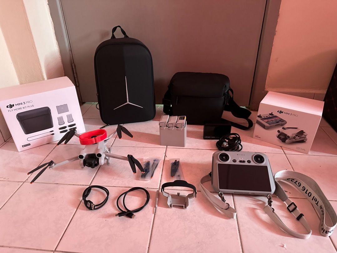 Dji mini 3 Pro RC + FMK, Photography, Drones on Carousell