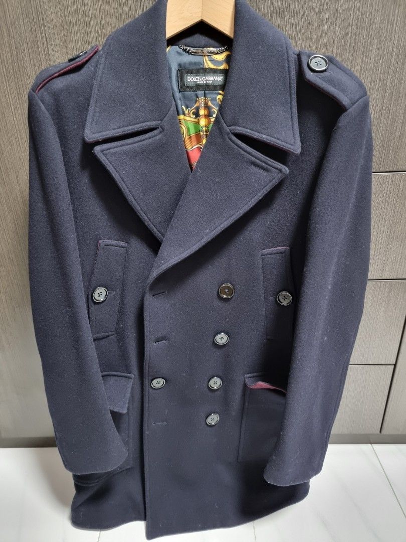 Dolce and gabbana peacoat online
