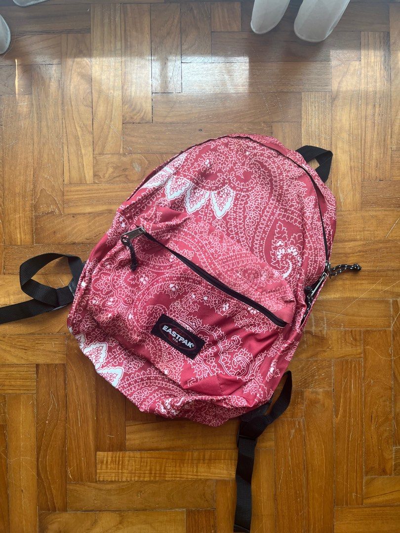 Eastpak Paisley Red Bandana Padded Backpack