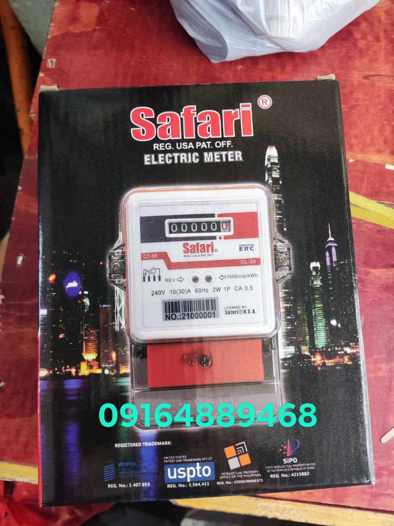 Electric Sub Meter (Analog) Safari W/ Calibration, Commercial ...