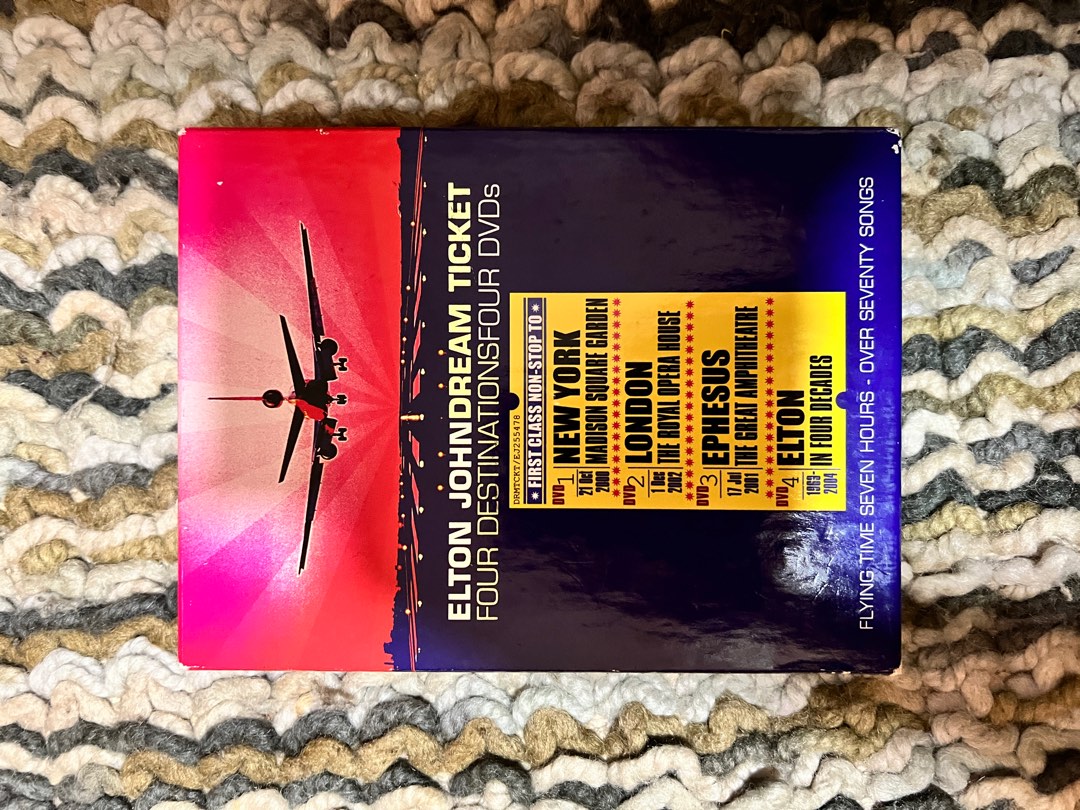 Elton John Dream Ticket Boxset 4 Dvd Disc Hobbies Toys Music group-4-hall-ticket-2023-download-group-4-hall-ticket-2023-download