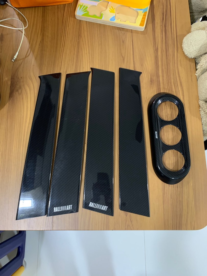 Evo X Ralliart trims, Car Accessories, Accessories on Carousell