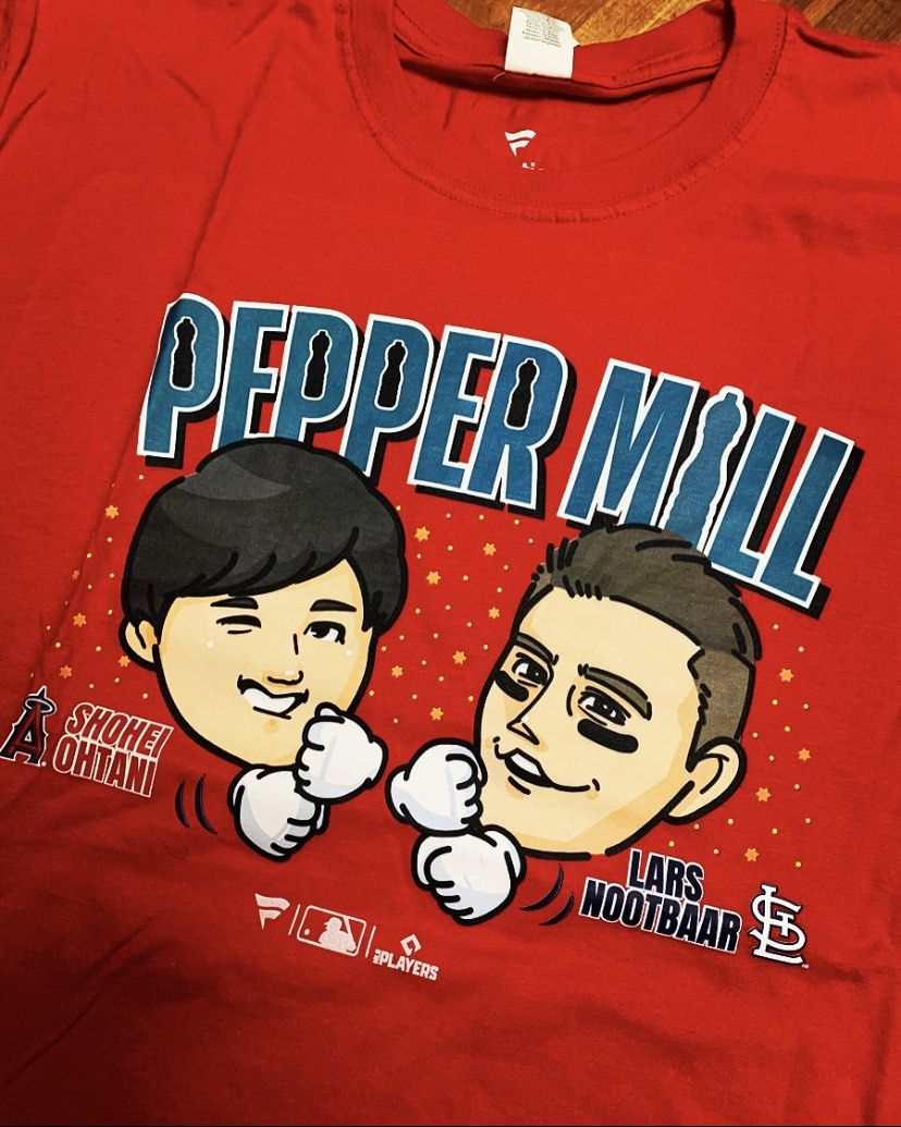 Fanatics Branded Shohei Ohtani x Lars Nootbaar Pepper Mill T-Shirt 大谷翔平日本隊胡椒兄弟T恤 照片瀏覽 3