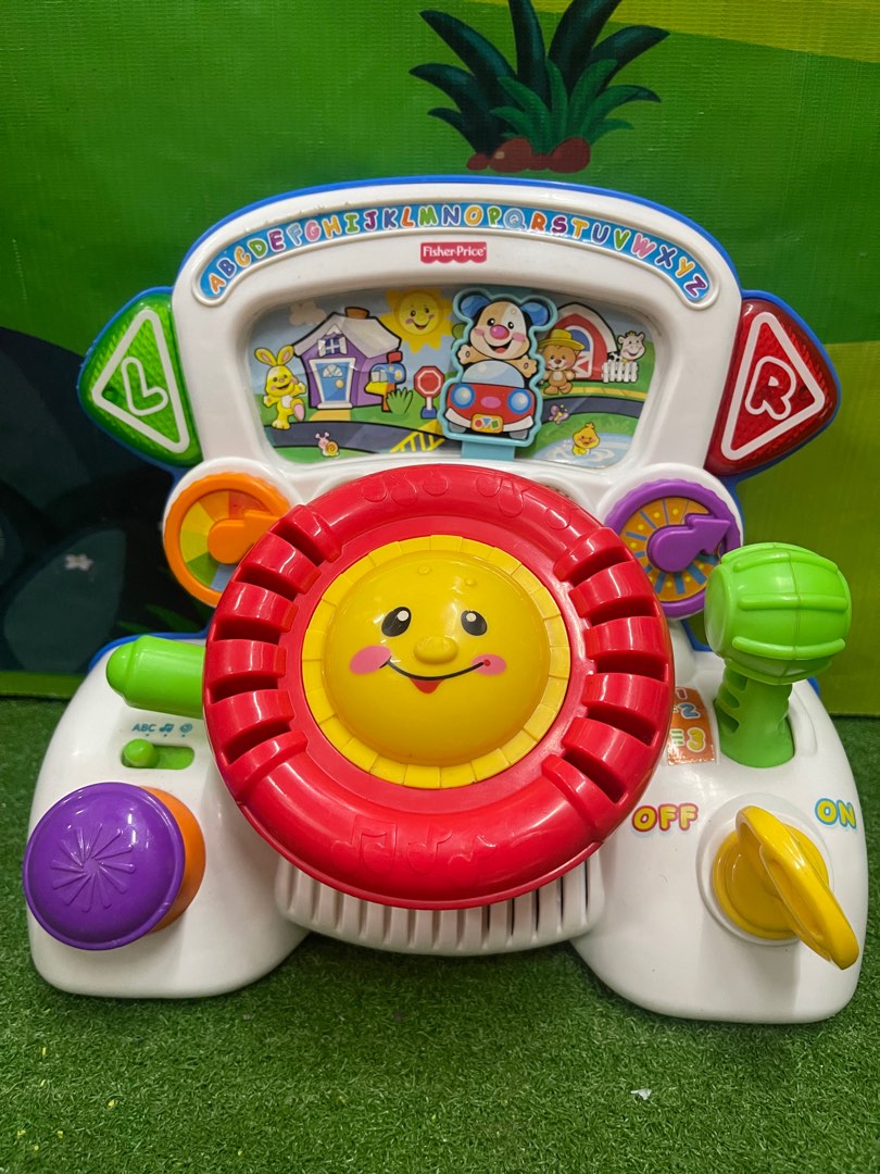 Fisher price laugh & cheap learn rumble & learn driver