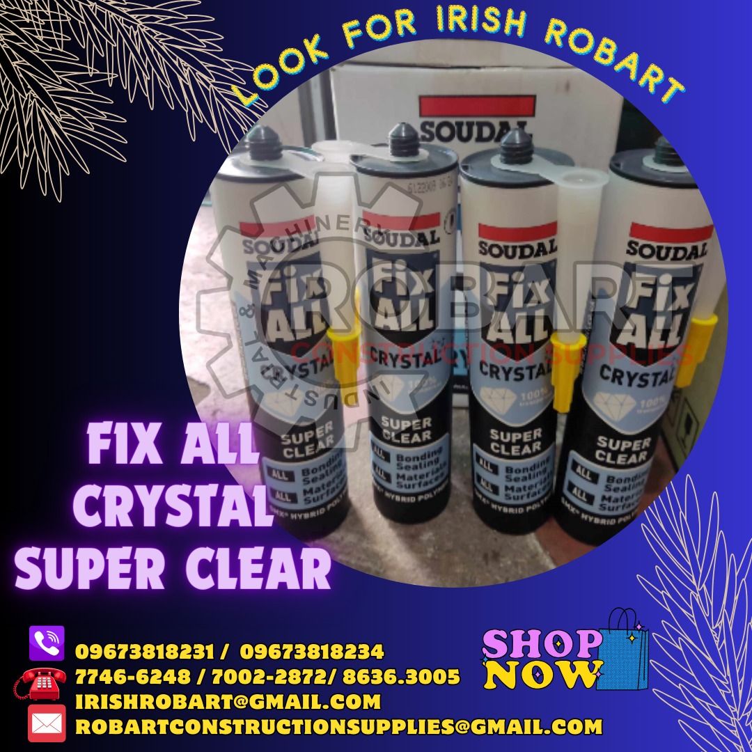fix all crystal super clear, Commercial & Industrial, Construction ...