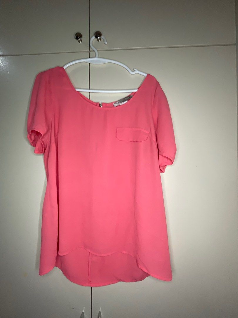 Coral blouse forever 21 hotsell
