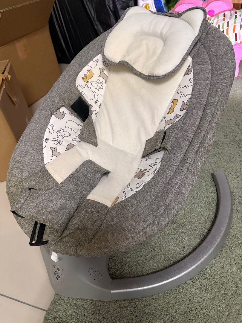 Leaves swing baby online cradle