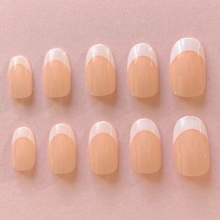 (2 for p250) French Tip Press on Nails