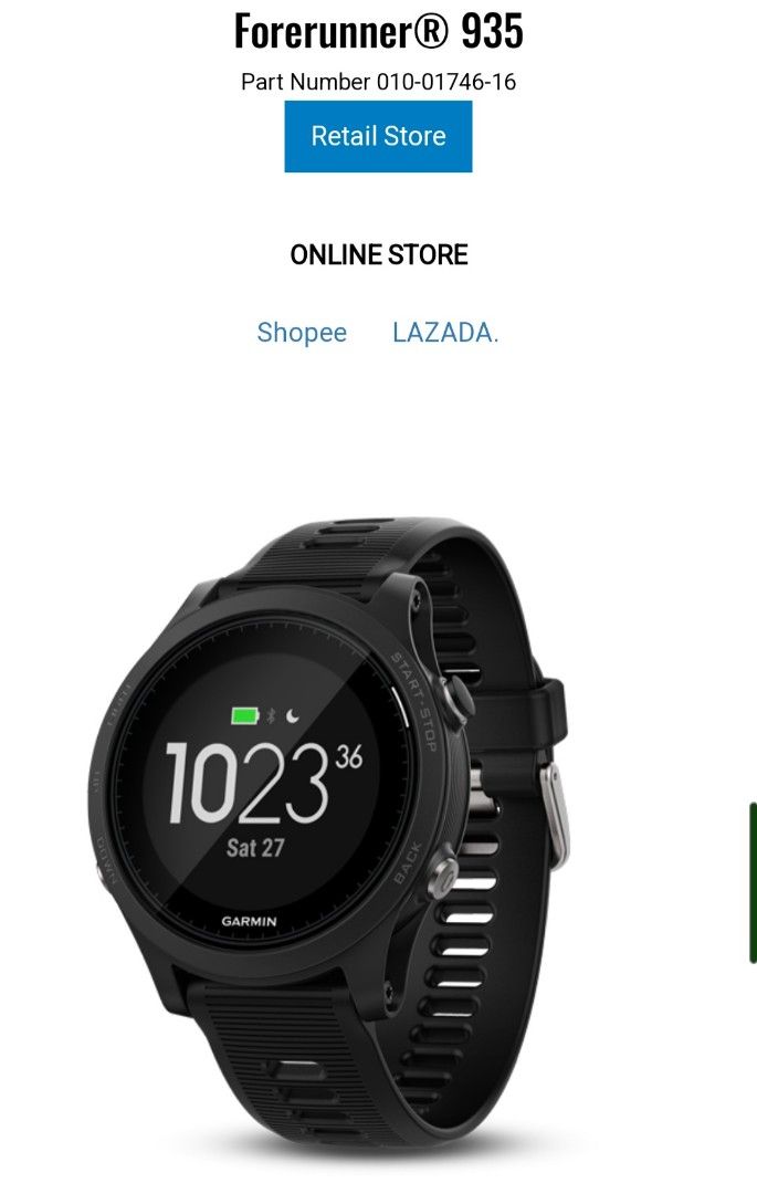 Garmin forerunner 935 lazada new arrivals