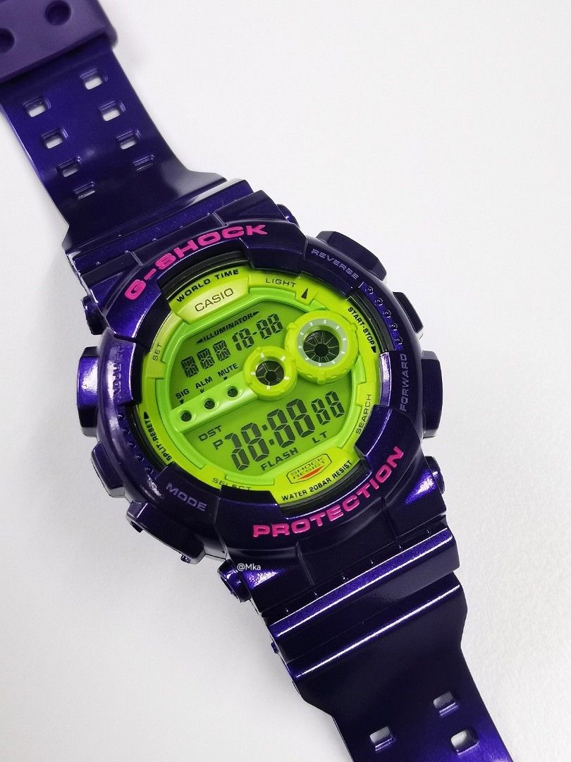 Casio G SHOCK Gd100 sc hyper colour Men s Fashion Watches Accessories Watches on Carousell