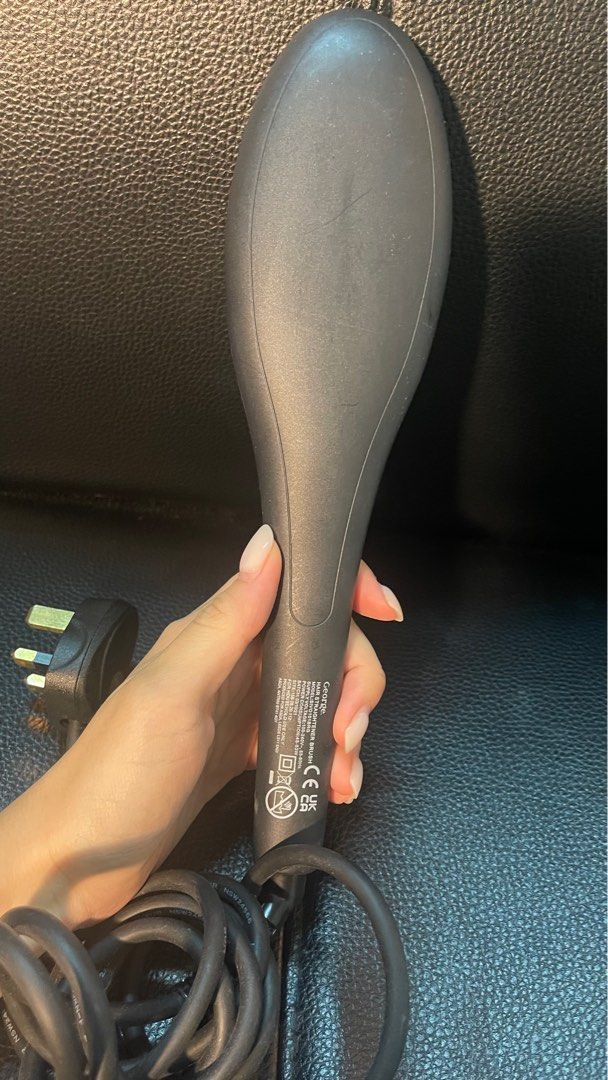 George hair straightening brush online