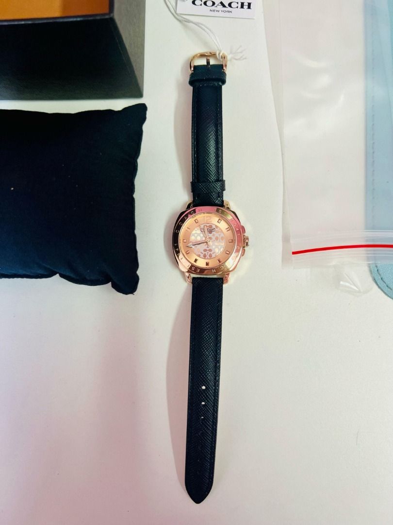 Coach delancey watch rose gold hot sale